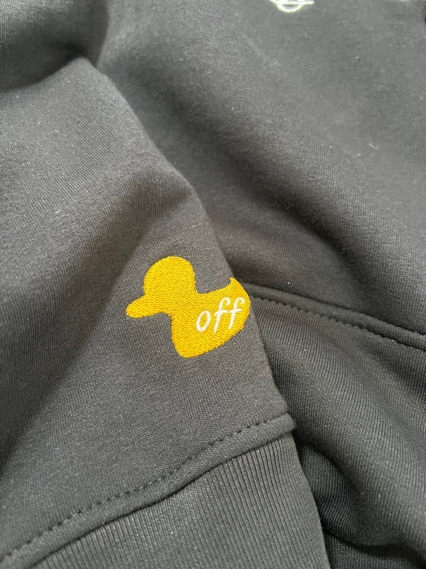 The DUCK(ed) OFF hoodie in Black