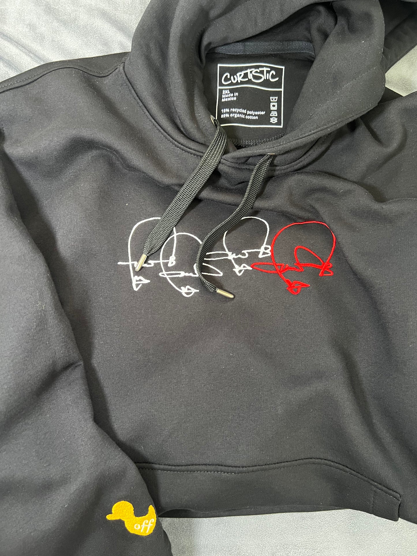 The DUCK(ed) OFF hoodie in Black